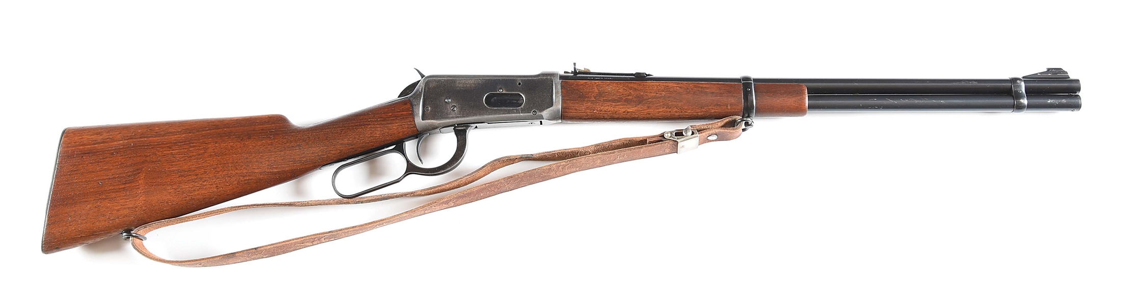 (C) WINCHESTER MODEL 94 LEVER ACTION RIFLE (1938).