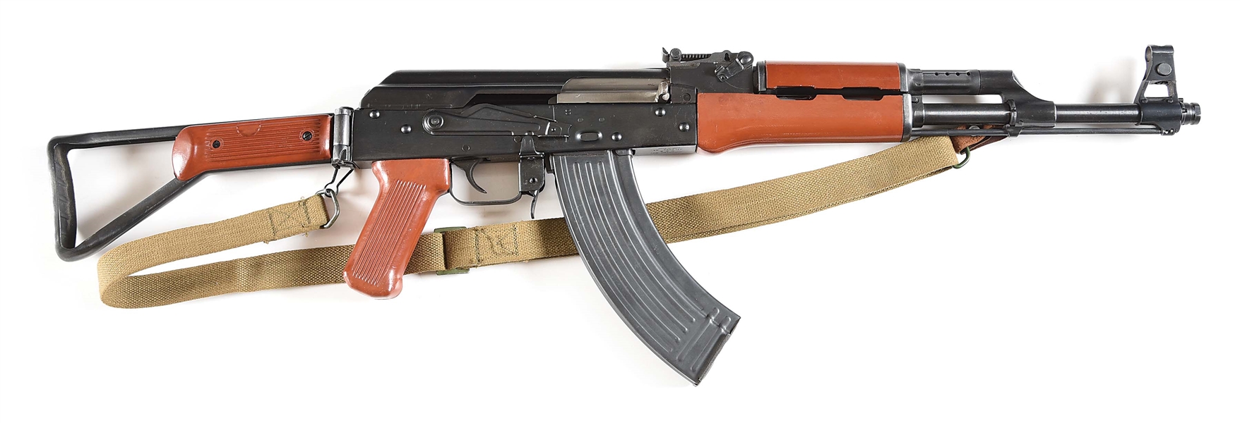 (M) DESIRABLE PRE-BAN POLYTECH MODEL AKS-762 BAKELITE SIDE-FOLDING SEMI-AUTOMATIC RIFLE 