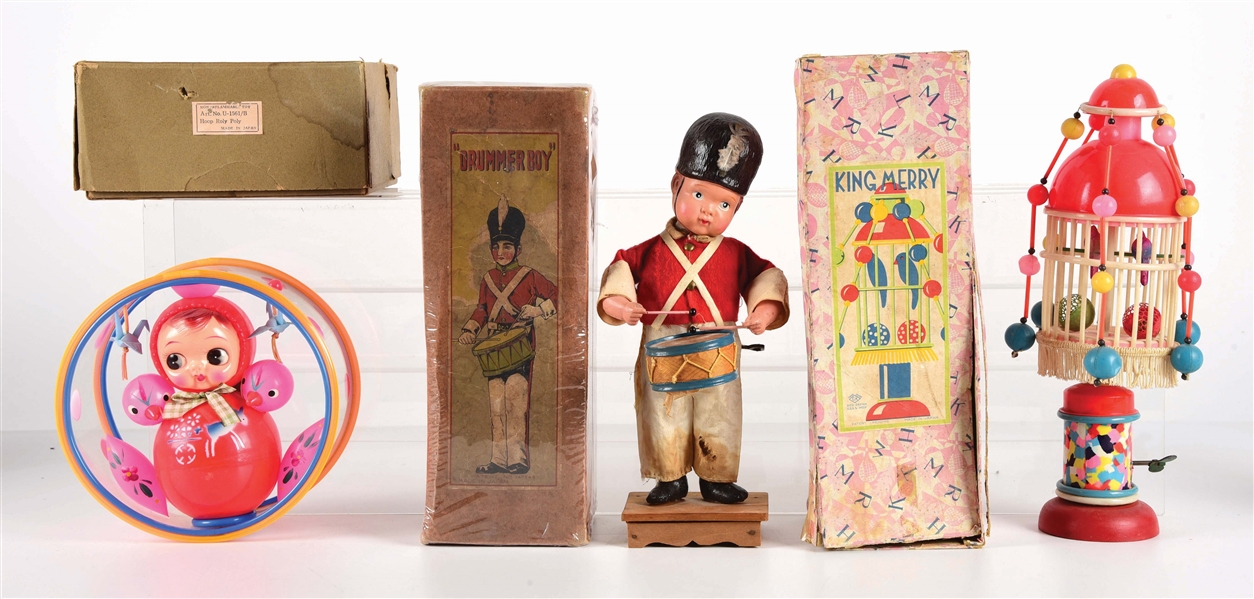 LOT OF 3: VARIOUS JAPANESE CELLULOID TOYS.