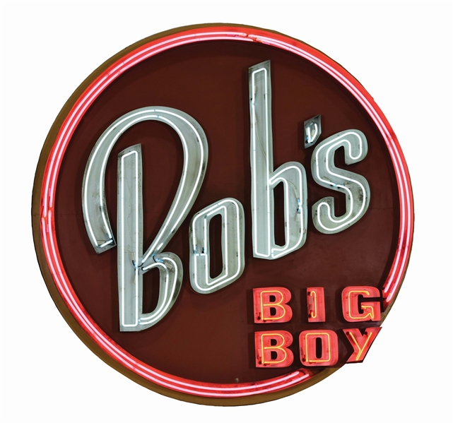 BOBS BIG BOY NEON SIGN. 