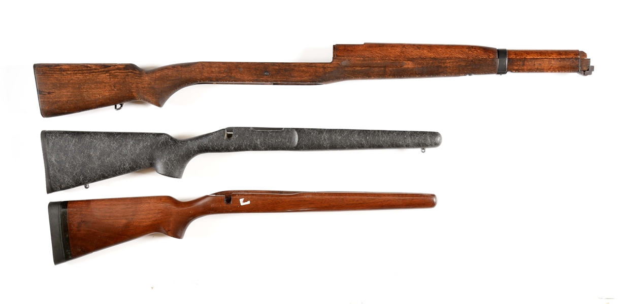 LOT OF 3: VARIOUS RIFLE STOCKS 