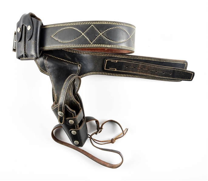ALFONSO LEATHER BELT AND HOLSTER RIG FOR A 1911 PISTOL