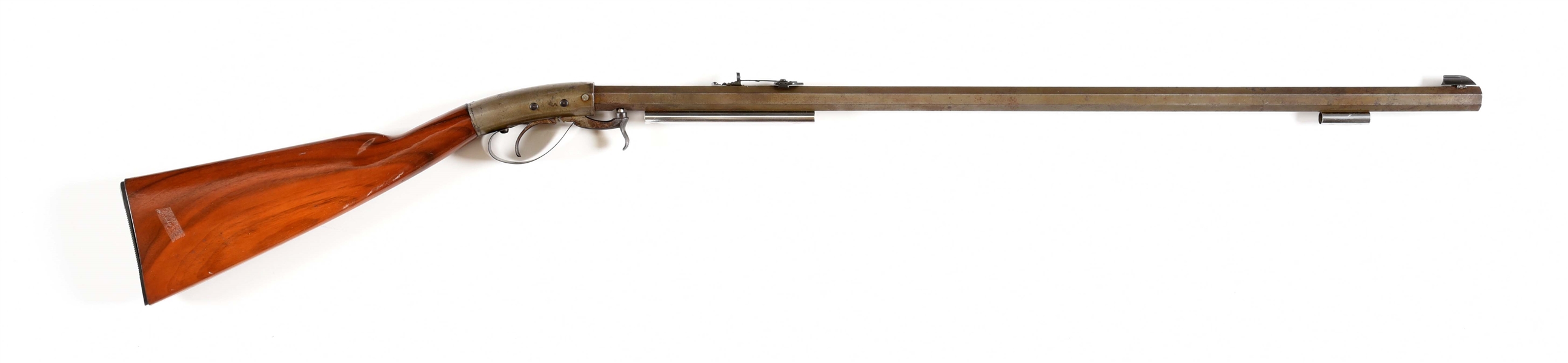 (A) HOPKINS AND ALLEN OFFHAND PERCUSSION RIFLE