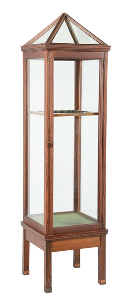 WINCHESTER GLASS RIFLE CABINET.