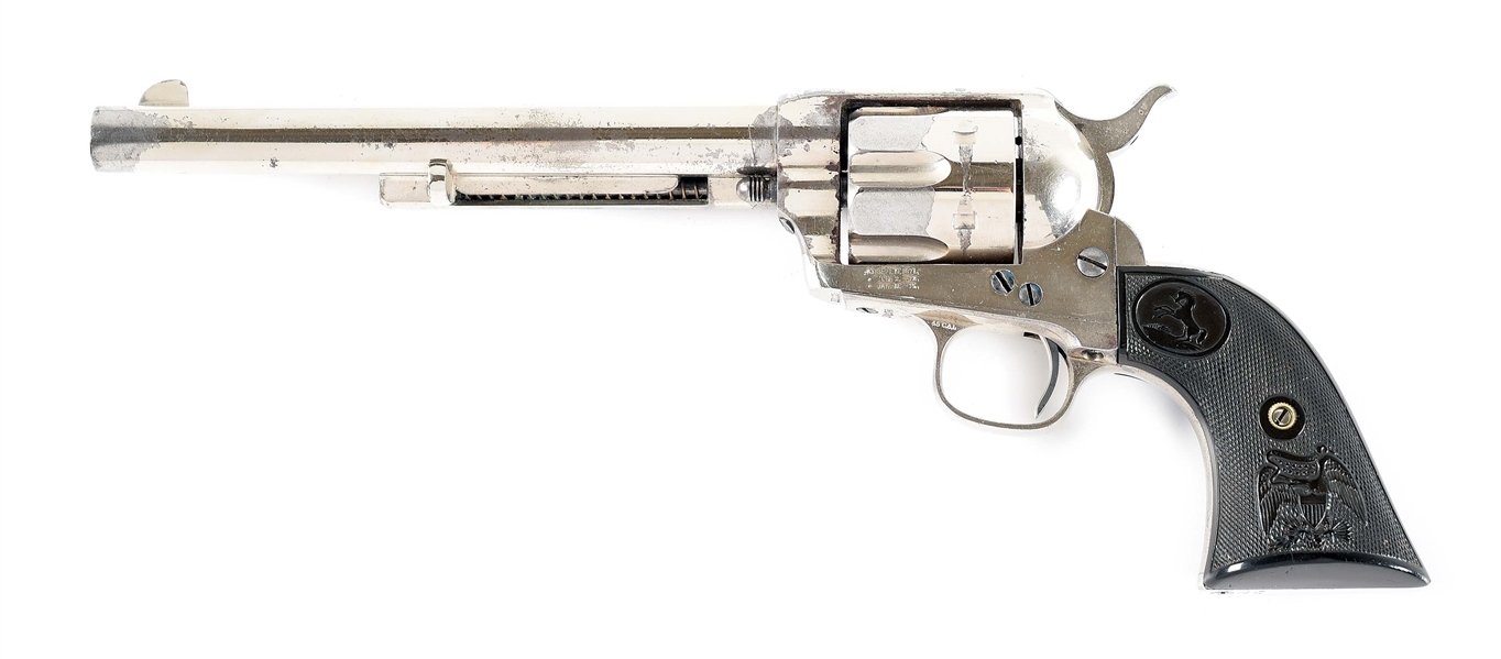 (A) COLT BLACKPOWDER SINGLE ACTION ARMY .45 LC REVOLVER.