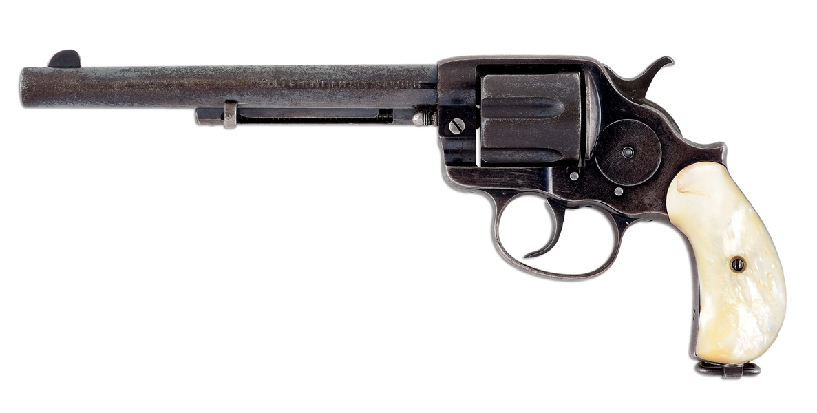 (C) COLT MODEL 1878 FRONTIER SIX SHOOTER DOUBLE ACTION REVOLVER (1904).