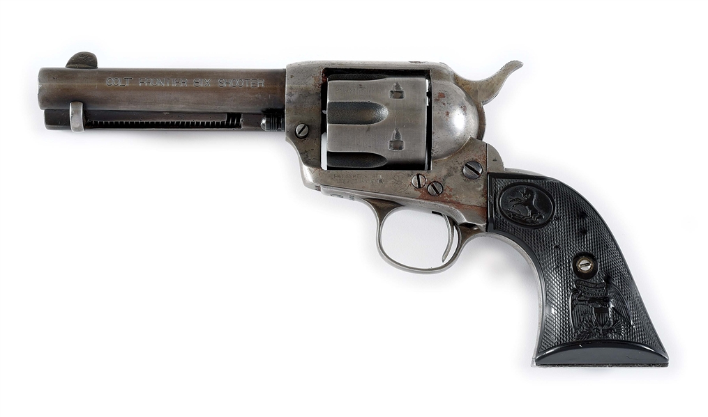 (C) COLT FRONTIER SIX SHOOTER SINGLE ACTION REVOLVER