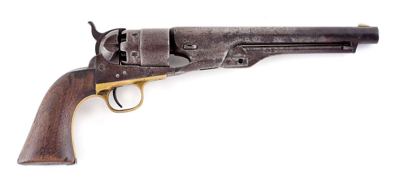 (A) MARTIALLY MARKED COLT MODEL 1860 ARMY PERCUSSION REVOLVER
