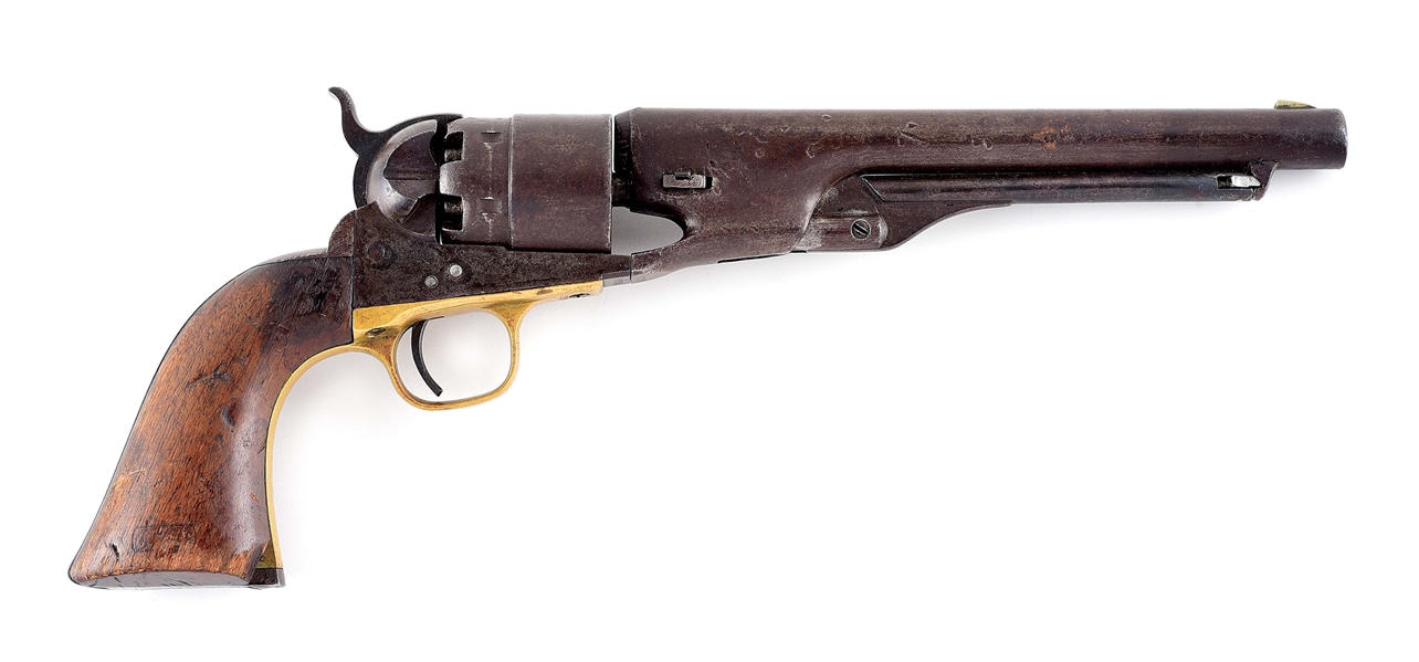 (A) MARTIALLY MARKED COLT MODEL 1860 ARMY PERCUSSION REVOLVER
