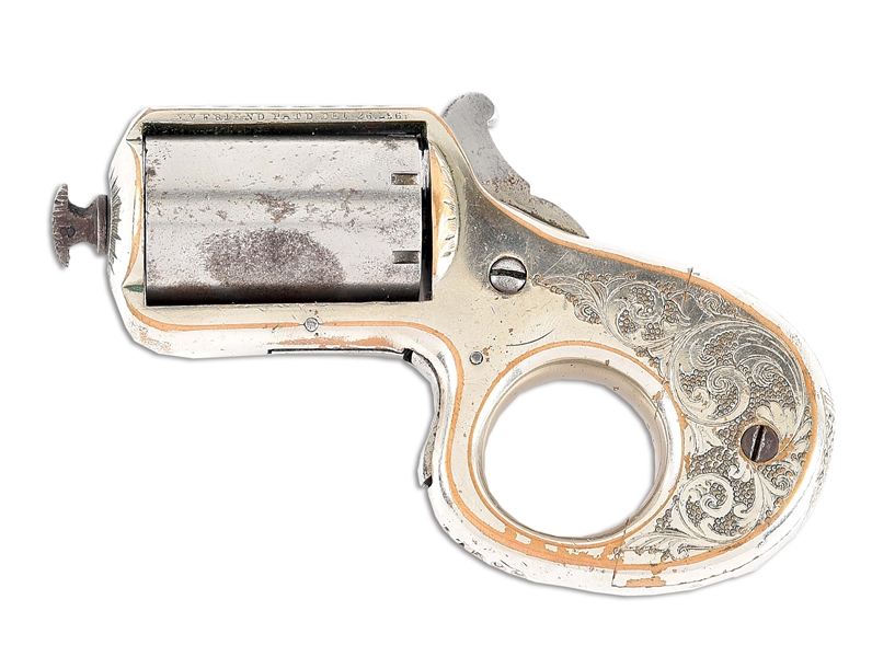(A) REID "MY FRIEND" KNUCKLEDUSTER SINGLE ACTION REVOLVER.
