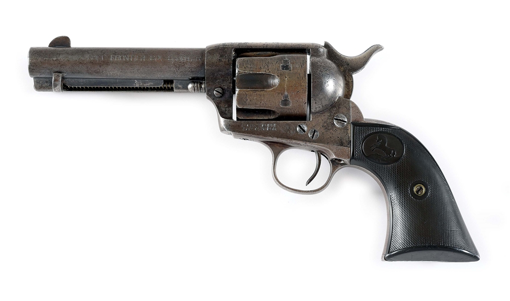 (C) COLT FRONTIER SIX SHOOTER SINGLE ACTION REVOLVER.