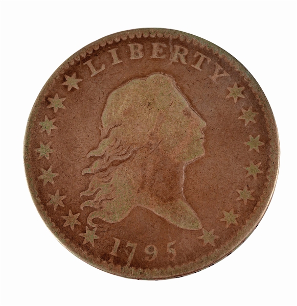 1795 FLOWING HAIR HALF DOLLAR VG. 