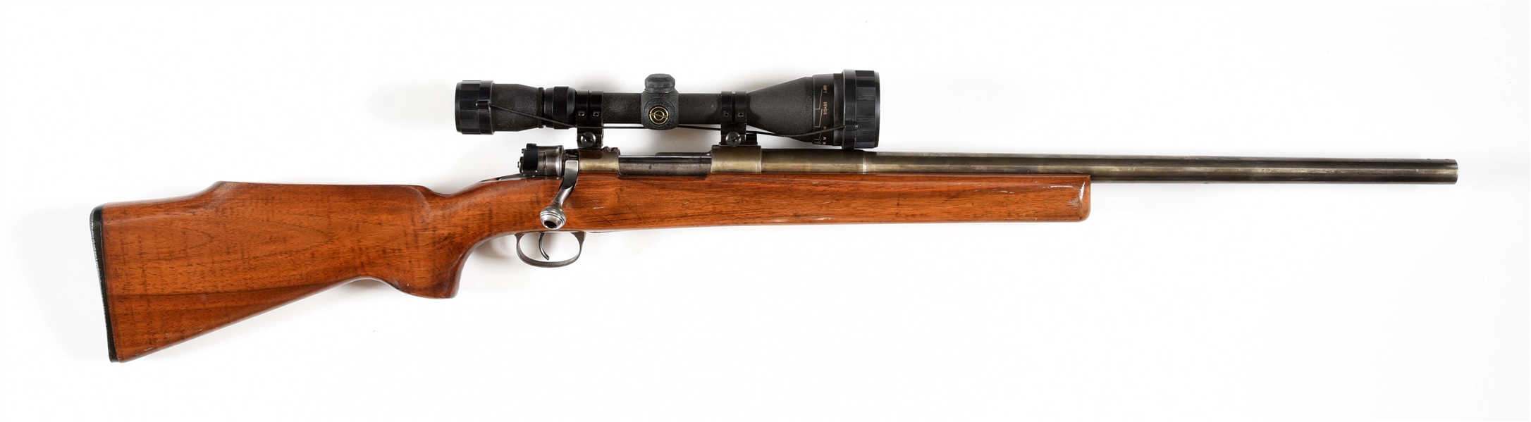 (C) FN MAUSER ACTION HEAVY BARREL SPORTER BOLT ACTION RIFLE.