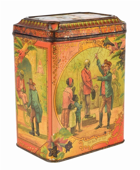 MCVITIE & PRICE UNCLE TOMS CABIN BISCUIT TIN. 