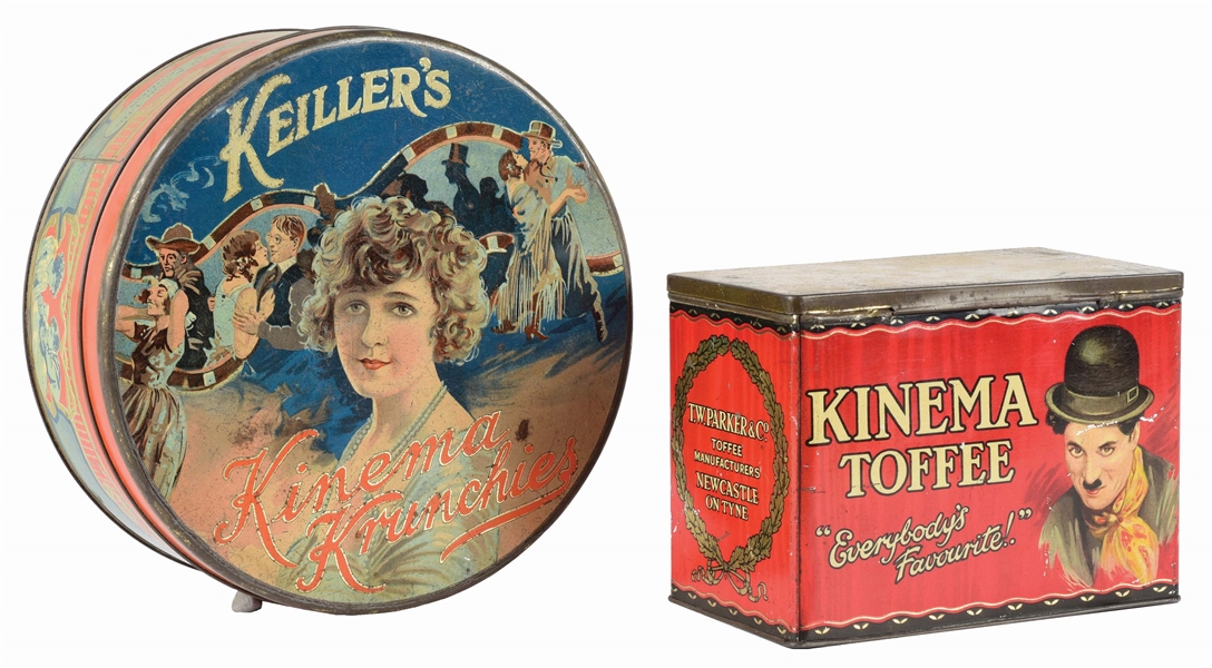 LOT OF 2: BISCUIT TINS.