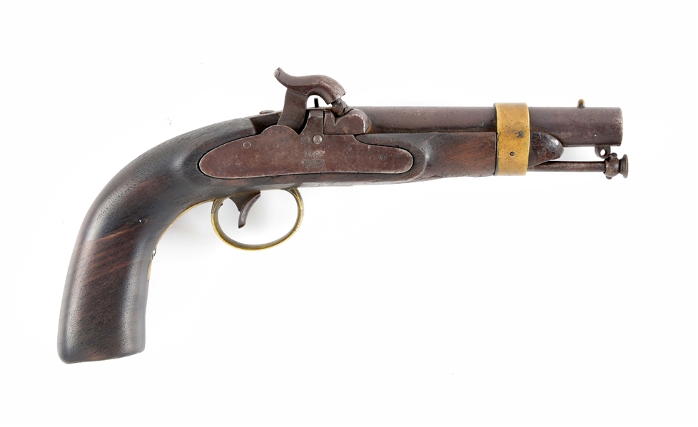 (A) US PHILIDELPHIA DERRINGER 1842 PERCUSSION PISTOL