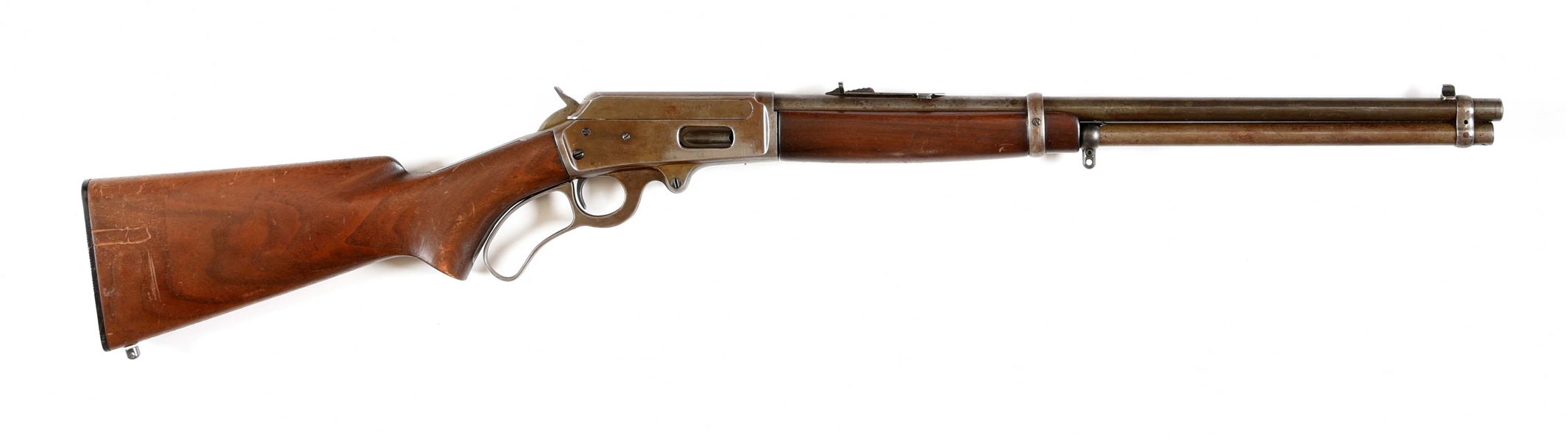 (C) MARLIN MODEL 1936 LEVER ACTION RIFLE.