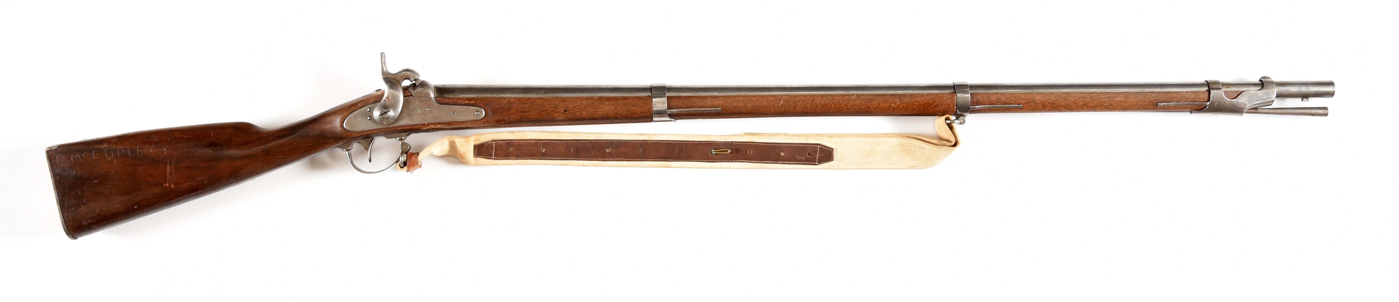 (A) REPRODUCTION US M1842 PERCUSSION MUSKET.