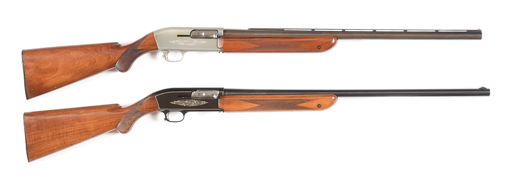 (M) LOT OF 2: BROWNING DOUBLE AUTOMATIC TWELVETTE AND BROWNING DOUBLE AUTOMATIC TWENTYWEIGHT SEMI-AUTOMATIC SHOTGUNS.
