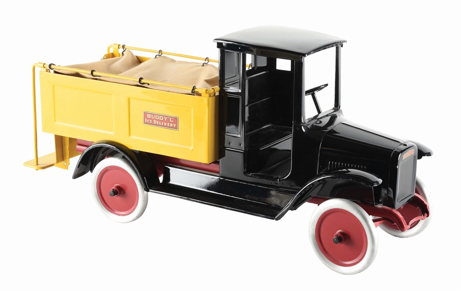 PRESSED STEEL BUDDY L ICE DELIVERY TRUCK.