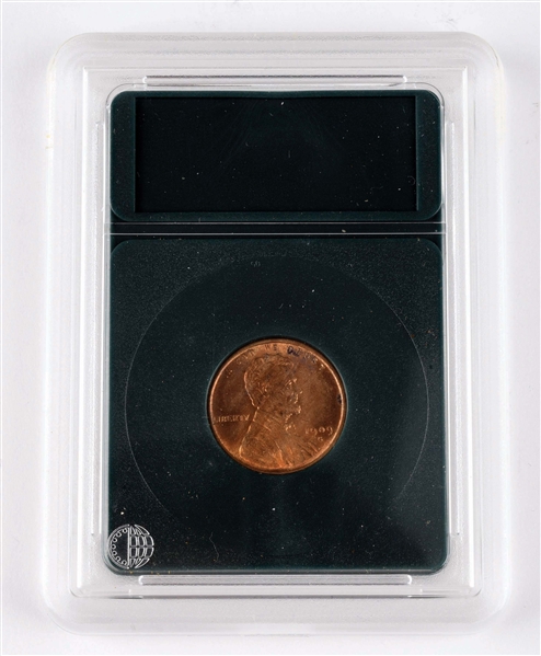 1909 S VDB LINCOLN CENT MS 62+.