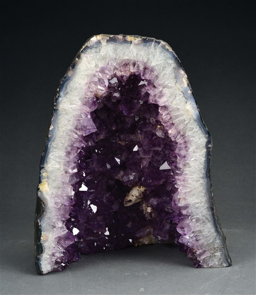 LARGE AMETHYST CATHEDRAL CRYSTAL.