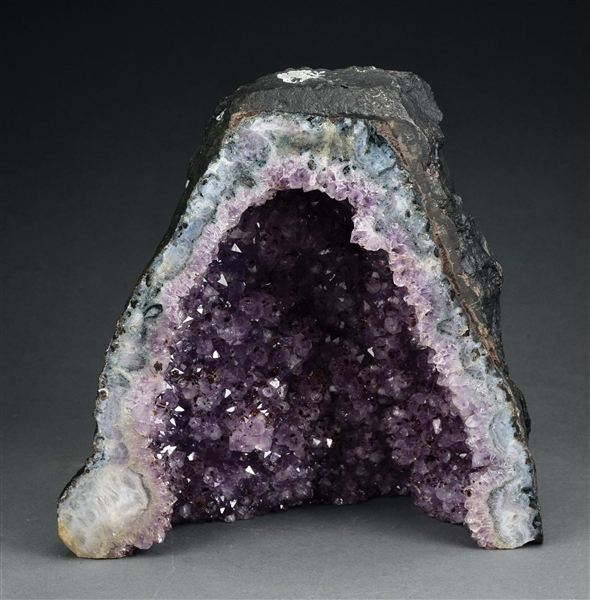 LARGE AMETHYST CATHEDRAL CRYSTAL.