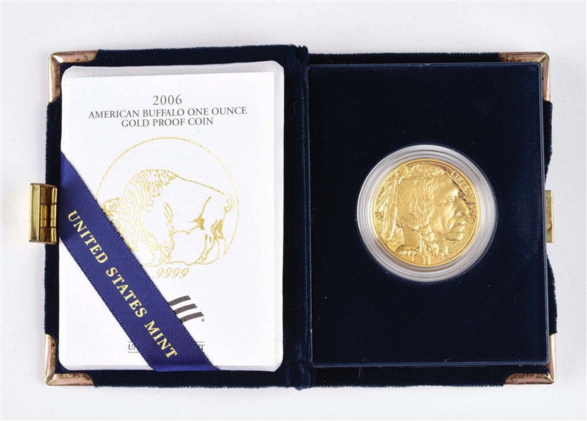 2006 $50 GOLD AMERICAN BUFFALO PROOF COIN.