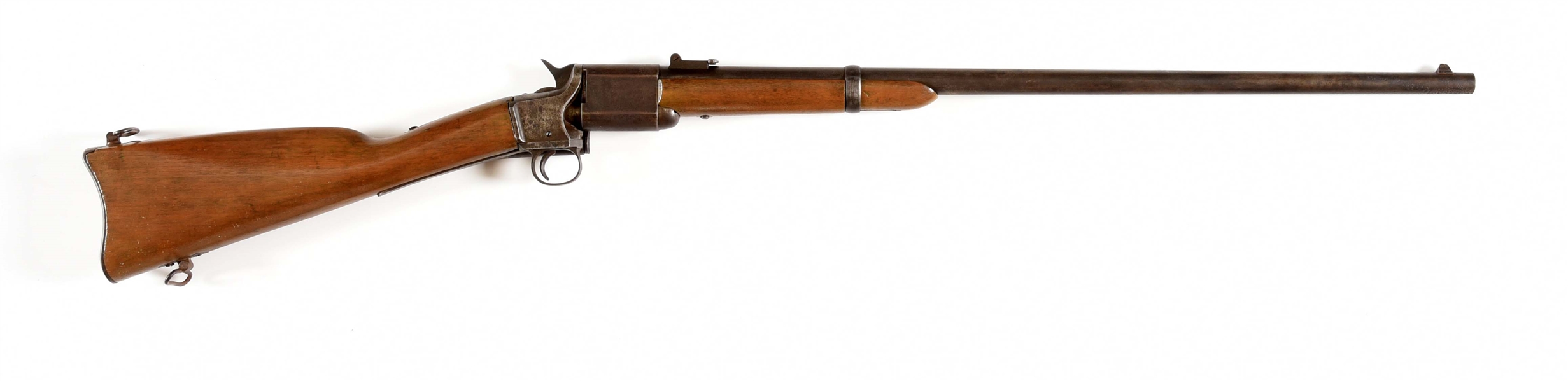 (A) MERIDEN MFG CO TWIST ACTION REPEATING RIFLE 