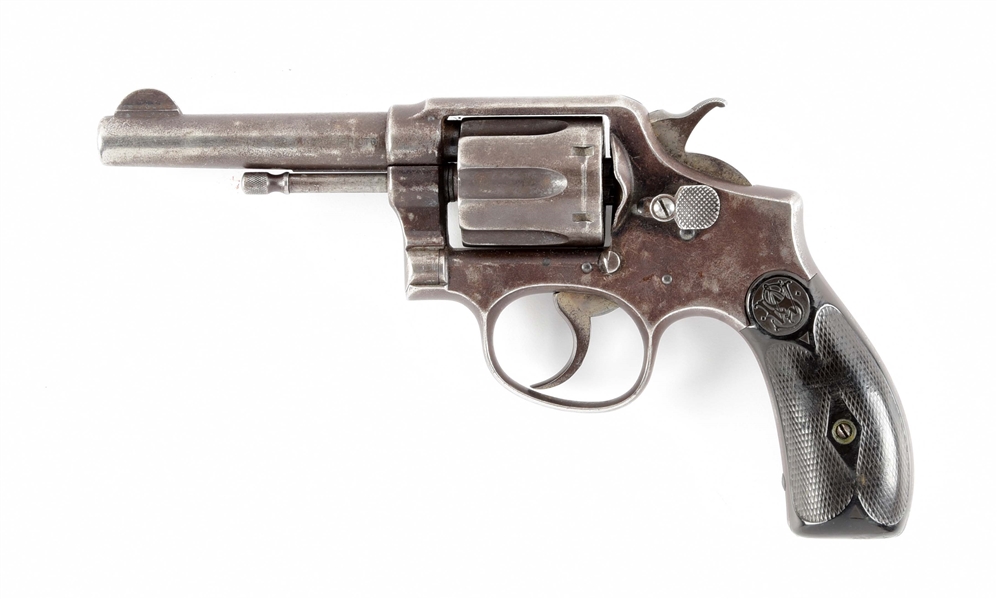 (C) SMITH AND WESSON HAND EJECTOR REVOLVER