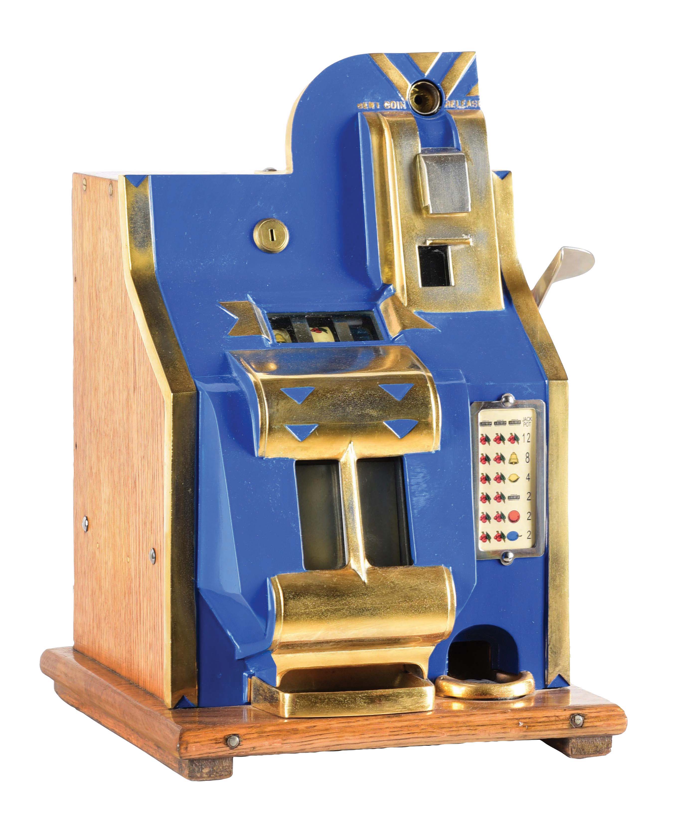 mills novelty co chevron qt slot machine