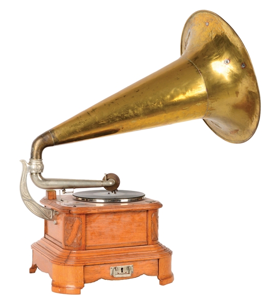 GERMAN COIN OPERATED PHONOGRAPH.