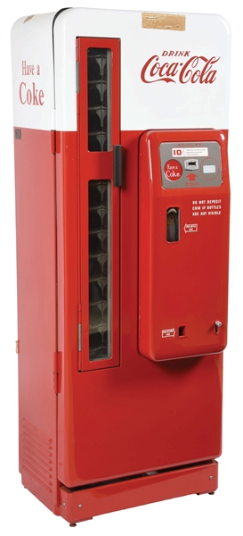 CAVALIER CORPORATION MODEL CS96 COCA-COLA MACHINE.