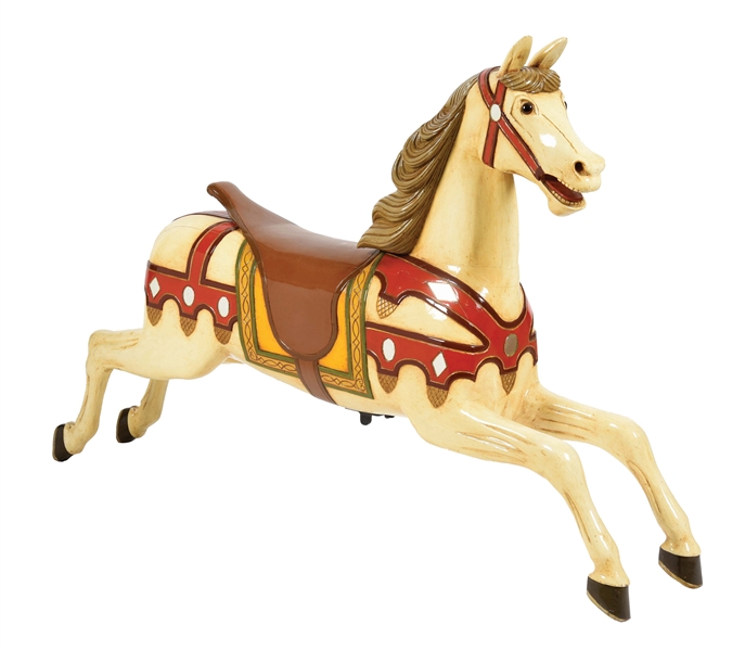 RESTORED CAROUSEL HORSE.