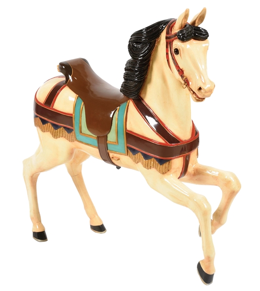 BEAUTIFUL RESTORED CAROUSEL HORSE.