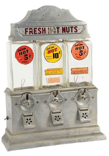 AJAX CHALLENGER HOT NUT PEANUT MACHINE.