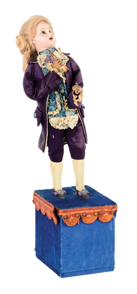 FRENCH "SMOKER" AUTOMATON MUSIC BOX.