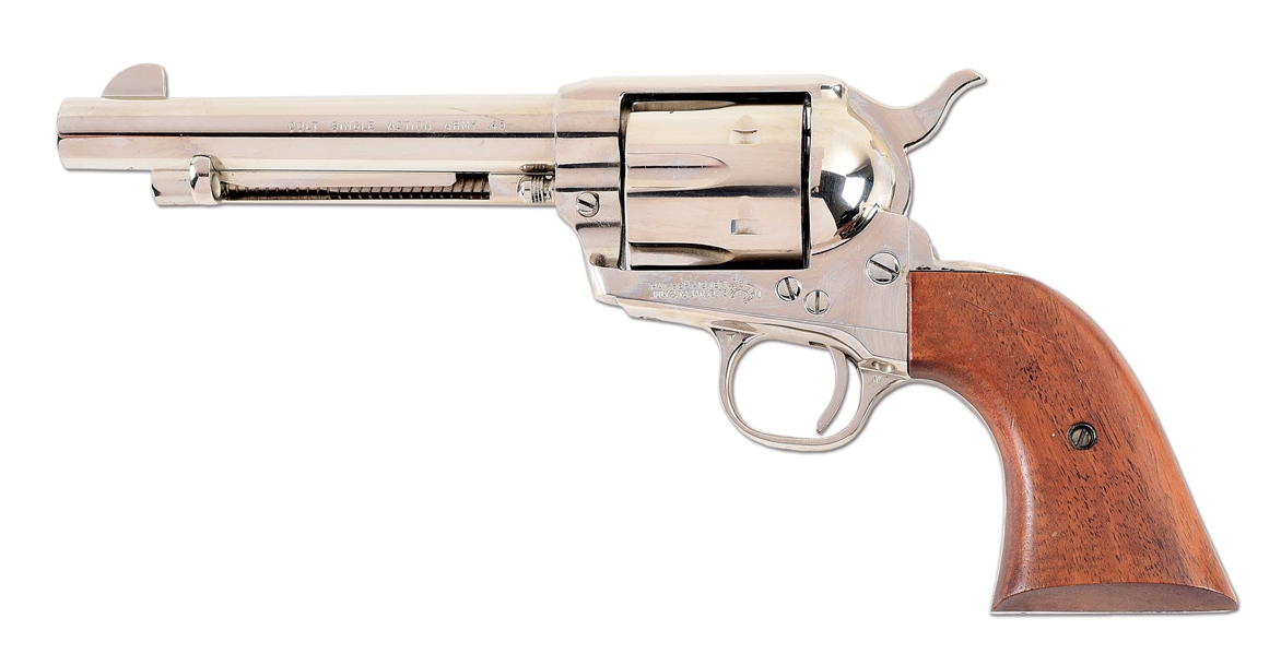 (C) COLT SINGLE ACTION ARMY 2ND GENERATION REVOLVER.