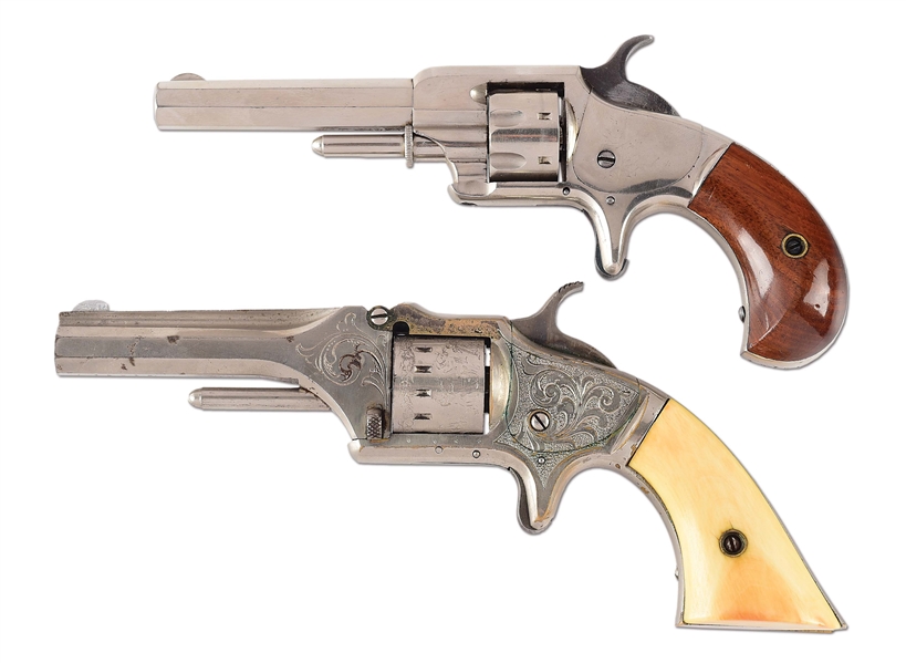 (A) LOT OF 2: WHITNEYVILLE ARMORY MODEL NO.1 REVOLVER AND AMERICAN STANDARD TOOL REVOLVER.