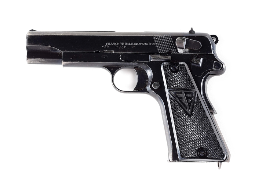 (C) RARE GERMAN OCCUPATION SLOTTED POLISH RADOM P.35(P) SEMI-AUTOMATIC PISTOL WITH HOLSTER.