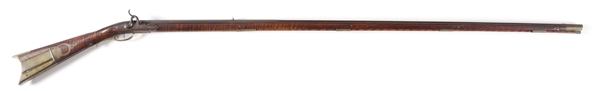 (A) BEDFORD COUNTY PERCUSSION KENTUCKY RIFLE BY DEFIBAUGH.