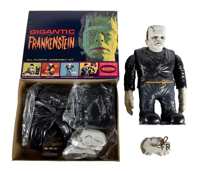 AURORA GIGANTIC FRANKENSTEIN 1960S PLASTIC MODEL KIT.