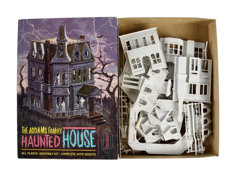 ORIGINAL AURORA ADDAMS FAMILY HAUNTED HOUSE MODEL KIT.