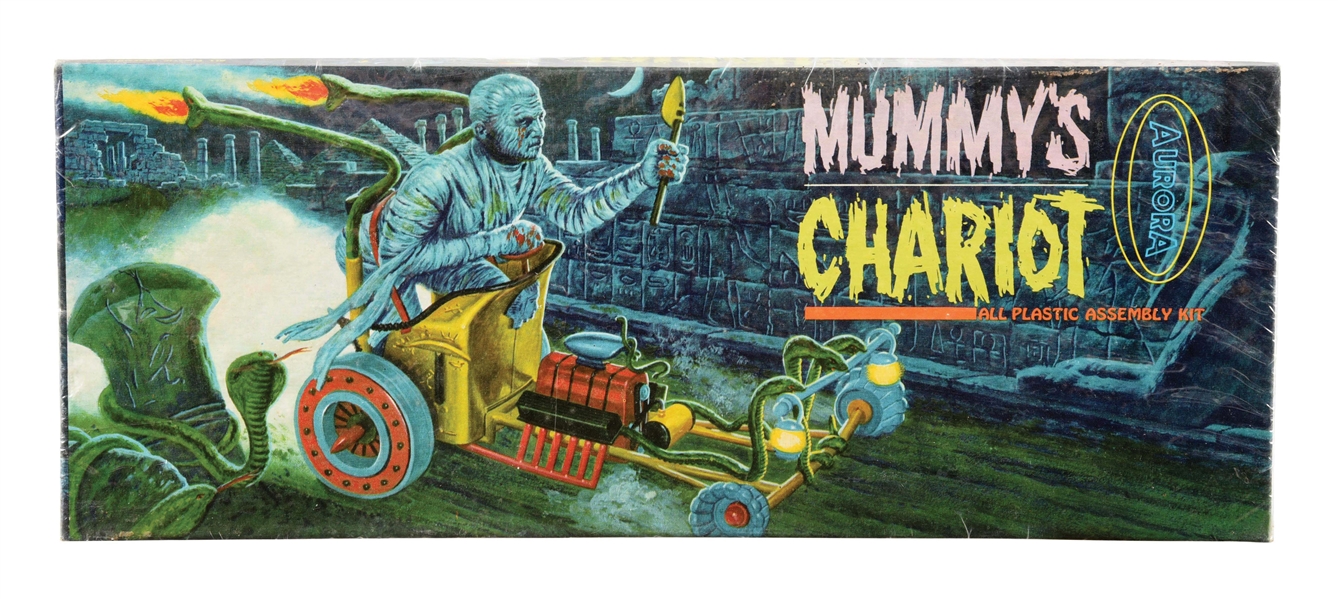 AURORA MUMMYS CHARIOT MODEL KIT.