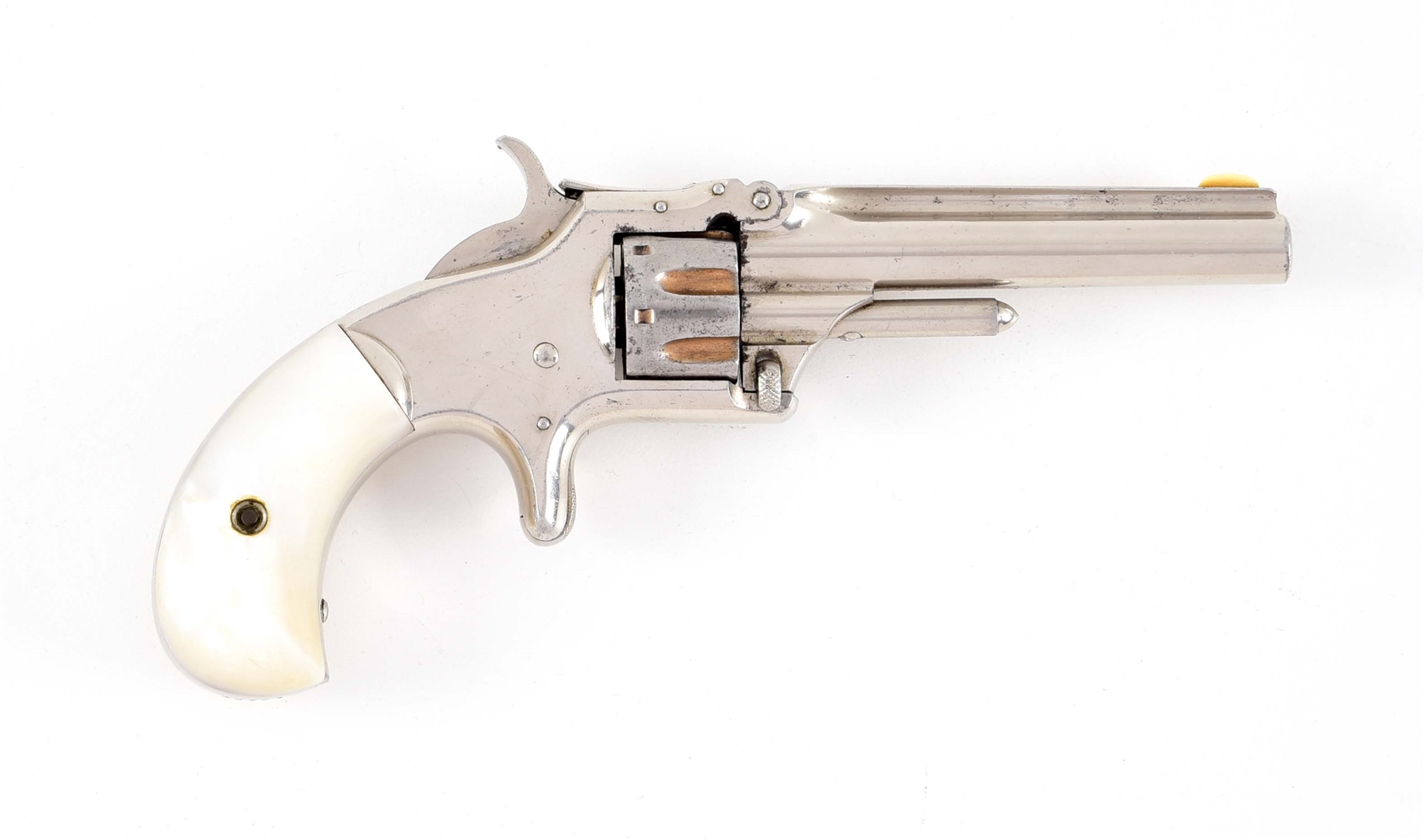 (A) SMITH & WESSON 3RD ISSUE NO. 1 REVOLVER WITH BOX.