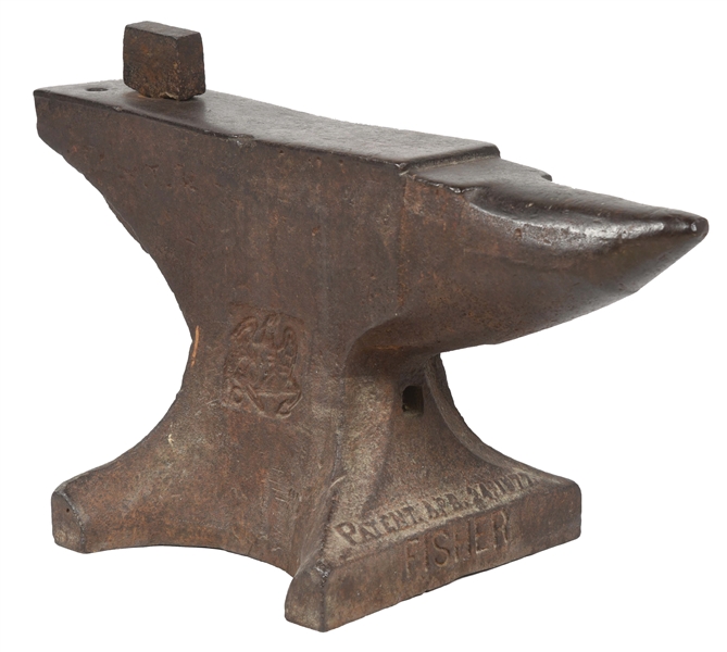 FISHER CAST IRON ANVIL. 