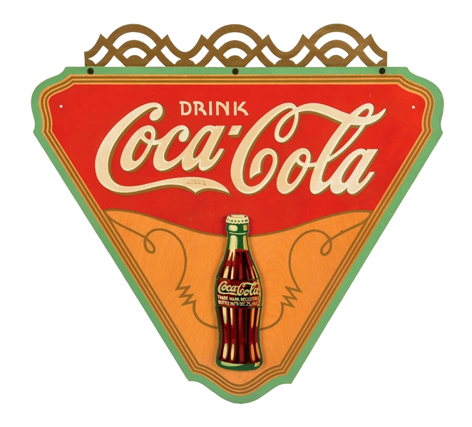  "DRINK COCA-COLA" KAY DISPLAYS SIGN.