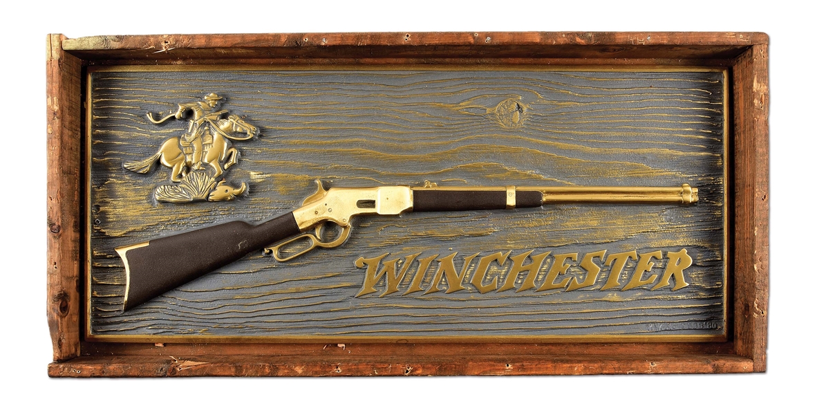 LIMITED EDITION WINCHESTER BRONZE NUMBER 2 OF 260 BY PAUL W. MCCOBB.