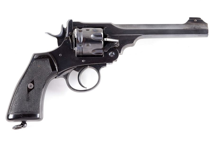 (C) BRITISH WEBLEY MK VI DOUBLE ACTION REVOLVER.