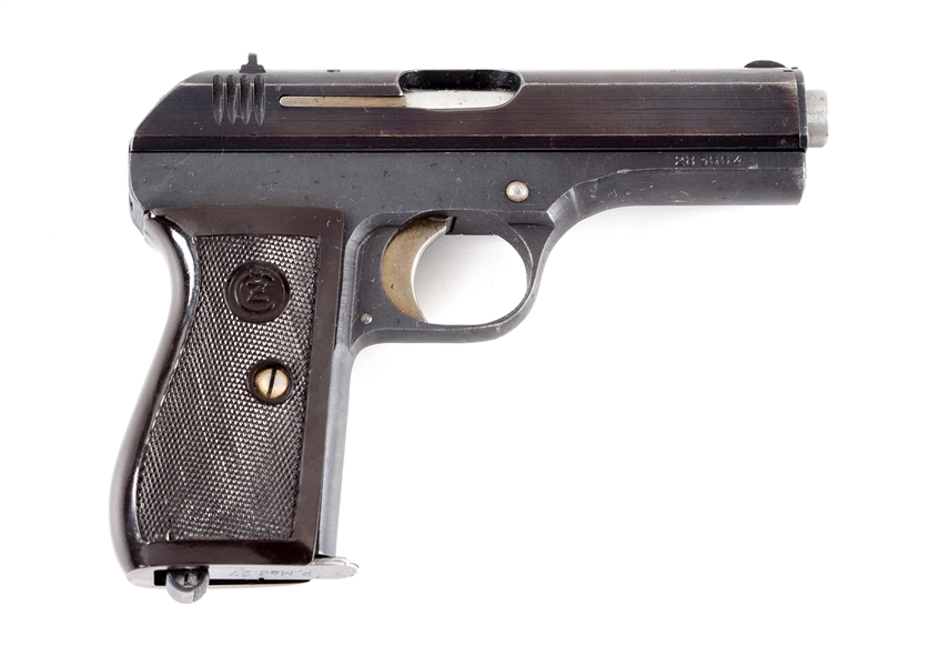 (C) GERMAN WWII CZECH MODEL 27 .32 ACP SEMI-AUTOMATIC PISTOL.